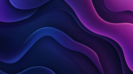 Obraz premium Modern abstract gradient dark purplish blue banner background