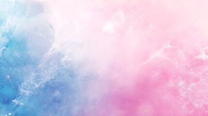 Fototapeta premium Pastel pink and blue watercolor background