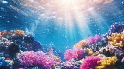 Fototapeta premium Marine conservation illustration