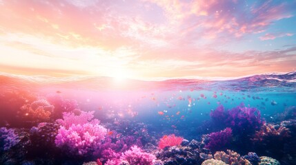 Marine conservation illustration