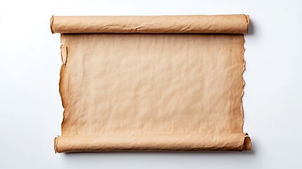Blank antique scroll parchment paper.  Perfect for text or design.