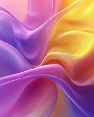 Obraz premium Colorful wave patterns in vibrant shades.