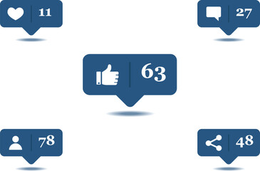 Social media buttons