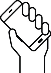 Mobile in hand