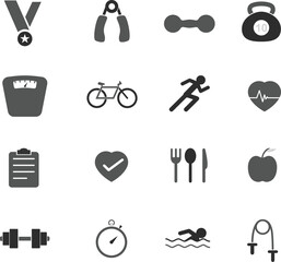 Fitness icons