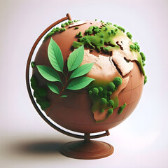 green tree with leaves are around the earth