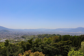 松本盆地（長野県松本市）