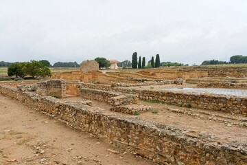 L'Escala Spain - 30 April 2024 - Greek and Roman Ruins d'Empúries on the Costa Brava in Spain