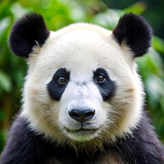 Obraz premium head-of-sumatran-panda