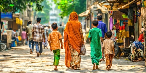 Walking through the crowded slums of Dhaka, Bangladesh, where survival is a daily struggle.