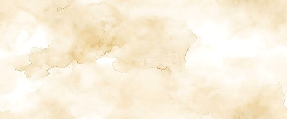 Abstract Beige watercolor seamless background, Brush stroked painting pastel warm color, Hand drawn vector texture
