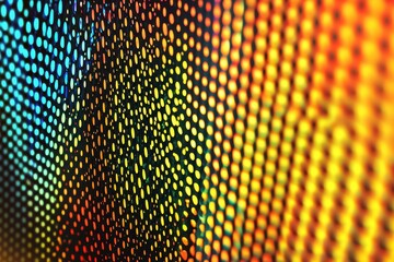 Vibrant Colorful Abstract Pattern with Dots and Gradients