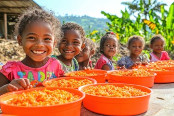 Witnessing the realities of food insecurity in Haiti, where every meal is a victory.