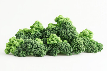 "Realistic 3D Green Broccoli Illustration - Fresh & Detailed Texture"