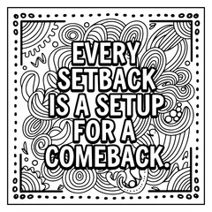 Motivational Quotes Bold and Easy Coloring Book for Kids and Adults