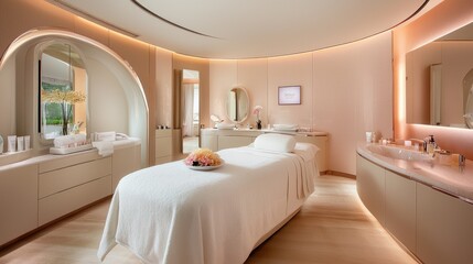 Fototapeta premium Luxury Spa Treatment Room