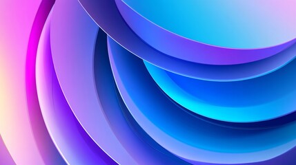 Fototapeta premium Abstract background liquid bubble shapes on fluid gradient with shadows and light effects