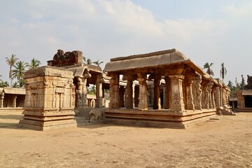 Obraz premium インド hampi 世界遺産 ハンピ