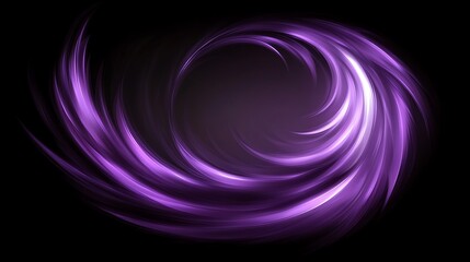 Abstract Purple Swirling Energy Design