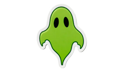 A_sticker_of_a_ghostly Generative AI