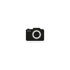Camera Icon in trendy flat style isolated on grey background. Camera symbol for your web site design, logo, app, UI. Vector illustration, EPS10.