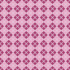 Seamless chain link pattern in pink