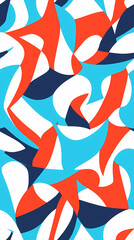 Three different figurative shapes of random items geometric shapes design poster background
