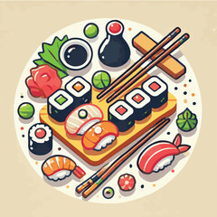 seafood, sushi, gourmet, fresh, cuisine, japanese, delicious, restaurant, food, rice, traditional, fish, asian, lunch, tasty, culinary, background, healthy, dinner, meal, nori, salmon, maki, japan, co