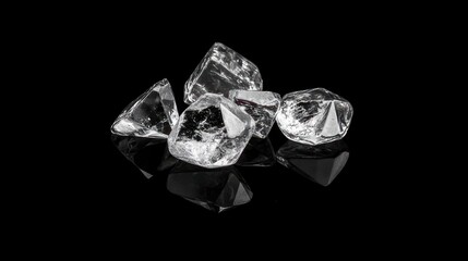 A close-up of a sparkling sapphire ring set in white gold with intricate details.