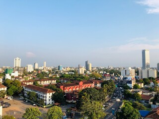 Naklejka premium aerial view of colombo , Sri Lanka