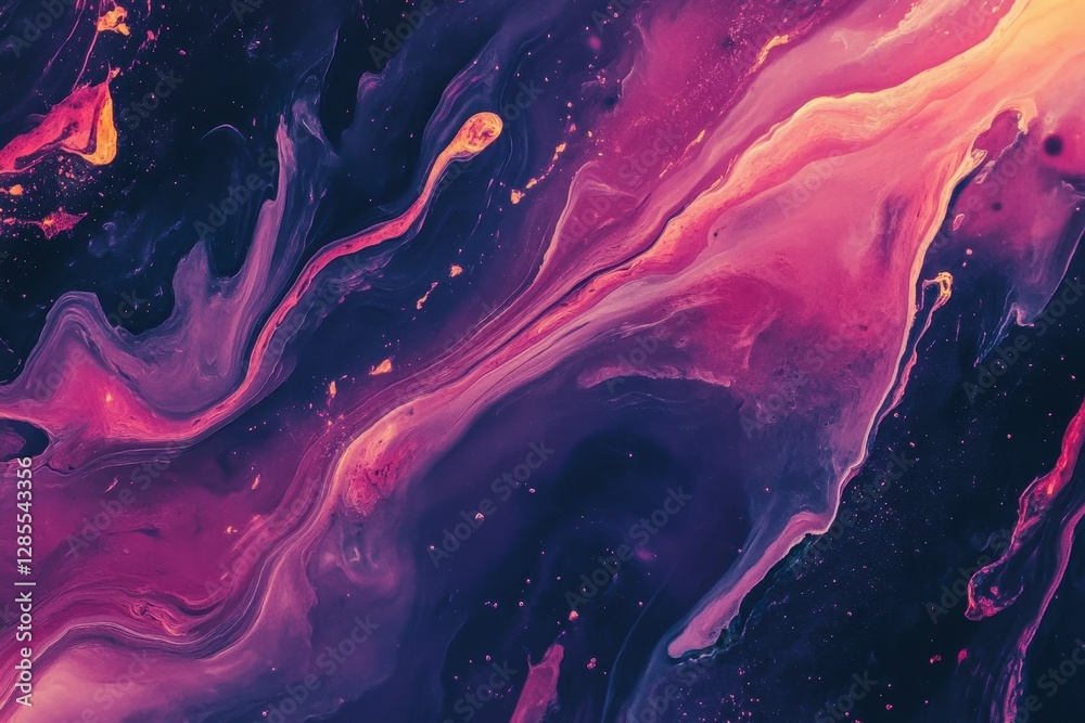 Poster colorful abstract swirl patterns perfect for dynamic video transitions in digital art, dirty streams
