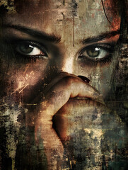 Intense and Mysterious Eyes with Emotional Expression : Generative AI