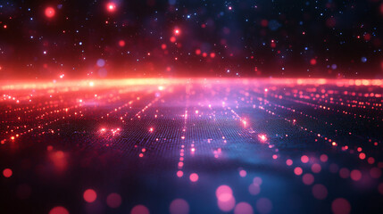 Obraz premium a colorful abstract background with many lights
