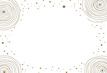 concentric circles and dots, with the largest circle in the center and smaller circles surrounding it.