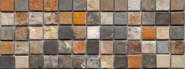 Colorful Mosaic Tiles Arrangement for Home Decor and Interior Design Projects