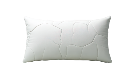 Luxurious white pillow with innovative hollow center design for enhanced comfort and restful sleep