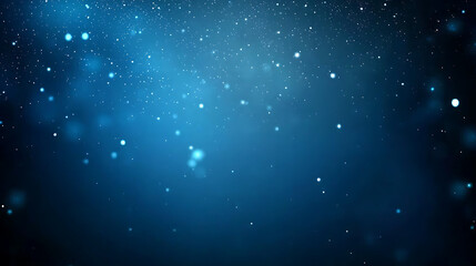 Naklejka premium A blue sky with a lot of white clouds and a few blue stars. generated using AI