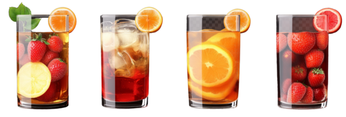 Refreshing Fruit Infused Drinks