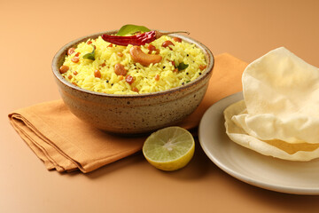 Lemon Rice, South Indian dishh 