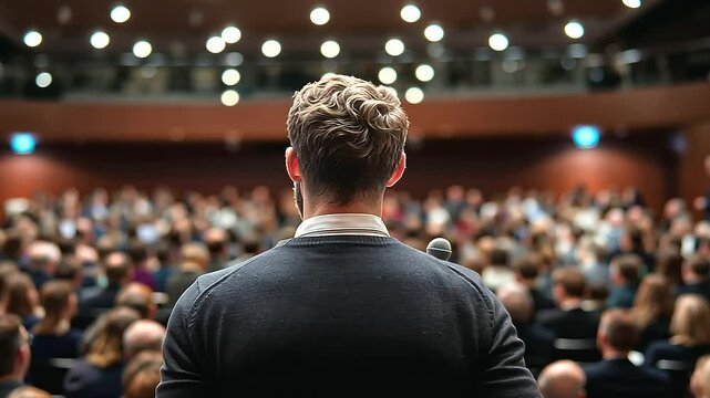 Keynote Speaker Engages Audience in Packed Conference Hall