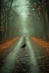 Obraz premium Lost the way, Lost in a chaotic landscape, this high-fidelity image captures a unique and artistic perspective.