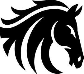 horse head silhouette