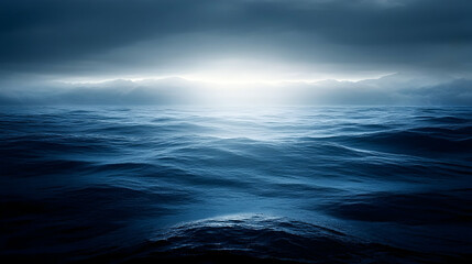 Stormy Sea, Bright Light, Vast Ocean
