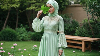 Fototapeta premium girl in the park