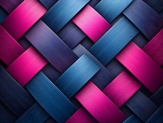 Vibrant Tribal Zigzag Background with Glowing Teal and Purple Accents