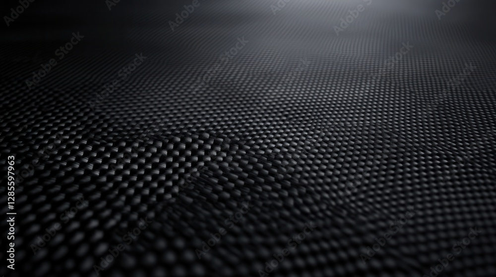 Poster close-up of textured black surface with subtle patterns and depth in low light conditions