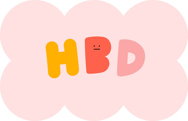 생일 일러스트 그래픽 디자인 이미지 