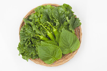 Lettuce is an annual or biennial plant of the Asteraceae family.