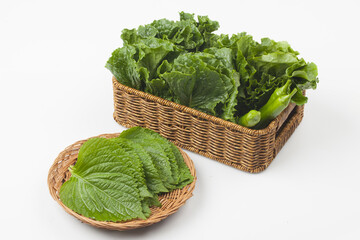 Lettuce is an annual or biennial plant of the Asteraceae family.
