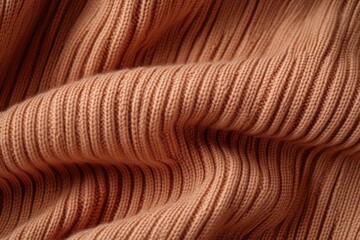 Soft, textured fabric in warm peach tones, showcasing elegant ri